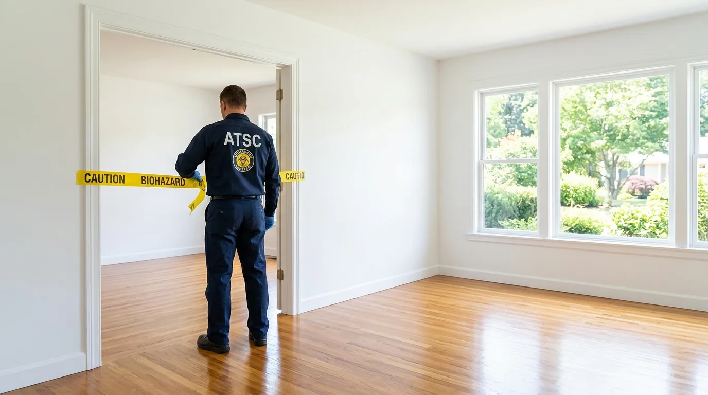 Certified biohazard cleanup crew performing Decomposition Cleanup in Cortlandt Manor